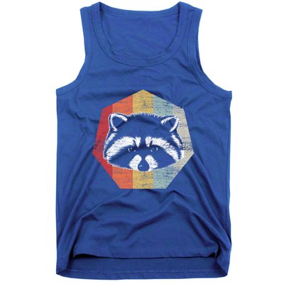 Retro Racoon Meaningful Gift Raccoon Trash Panda Funny Gift Tank Top