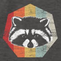 Retro Racoon Meaningful Gift Raccoon Trash Panda Funny Gift Vector Backpack