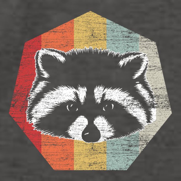 Retro Racoon Meaningful Gift Raccoon Trash Panda Funny Gift Vector Backpack