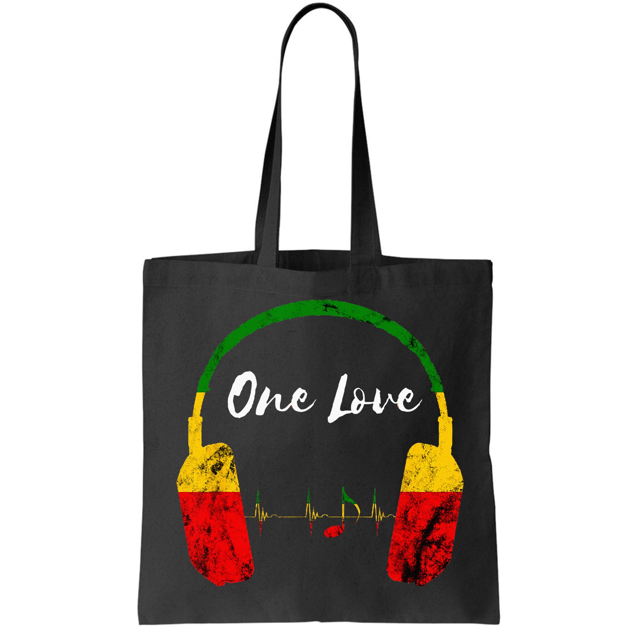Rasta Reggae Music Headphones Jamaican Pride One Love Bag