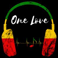 Rasta Reggae Music Headphones Jamaican Pride One Love Kids Sweatshirt