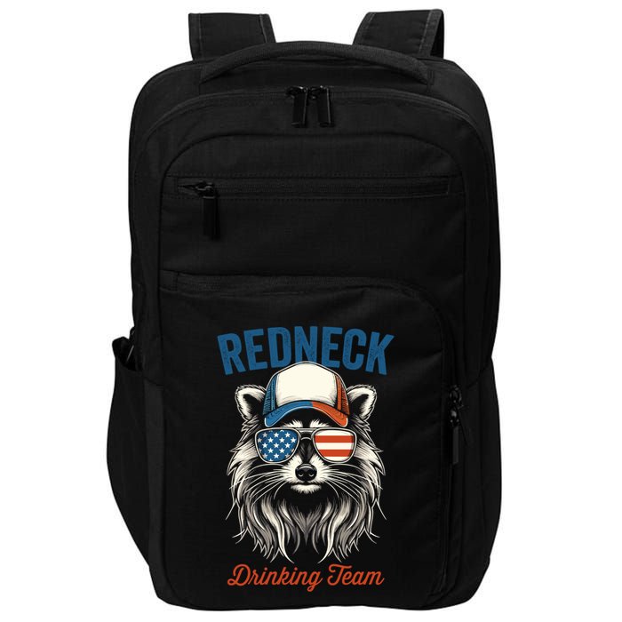 Redneck Raccoon Mullet White Trash Party Attire Hillbilly Gift Impact Tech Backpack
