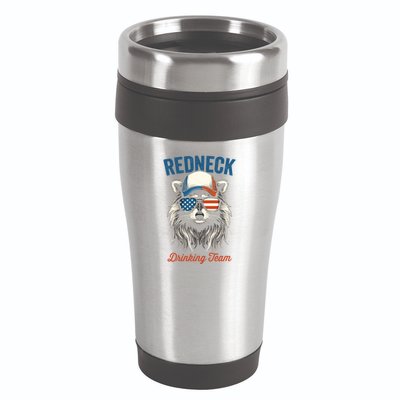 Redneck Raccoon Mullet White Trash Party Attire Hillbilly Gift 16oz Travel Tumbler