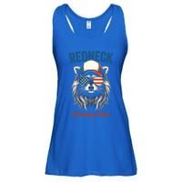 Redneck Raccoon Mullet White Trash Party Attire Hillbilly Gift Ladies Essential Flowy Tank