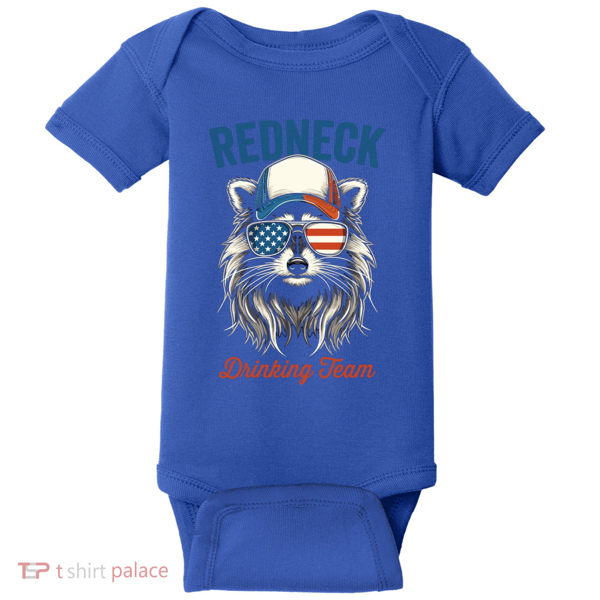 Redneck Raccoon Mullet White Trash Party Attire Hillbilly Gift Baby Bodysuit