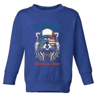 Redneck Raccoon Mullet White Trash Party Attire Hillbilly Gift Toddler Sweatshirt
