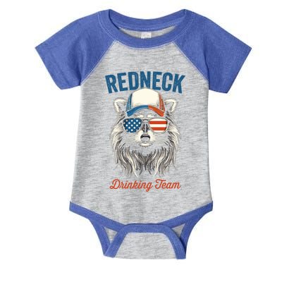Redneck Raccoon Mullet White Trash Party Attire Hillbilly Gift Infant Baby Jersey Bodysuit