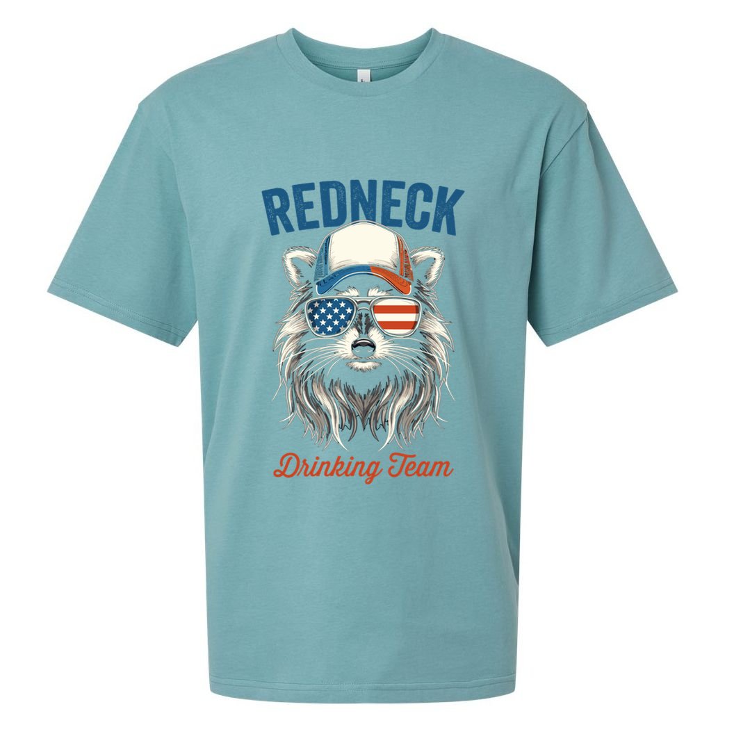 Redneck Raccoon Mullet White Trash Party Attire Hillbilly Gift Sueded Cloud Jersey T-Shirt