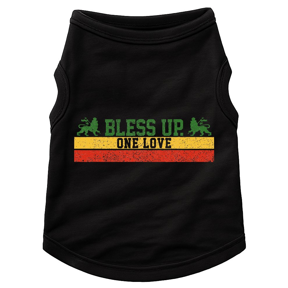 Rastafari Reggae Music Bless Up Dub Dancehall Rasta Gift Doggie Tank