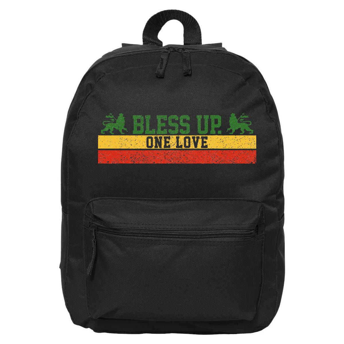 Rastafari Reggae Music Bless Up Dub Dancehall Rasta Gift 16 in Basic Backpack