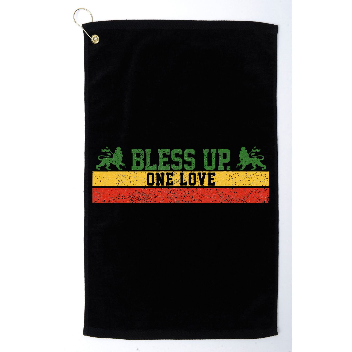 Rastafari Reggae Music Bless Up Dub Dancehall Rasta Gift Golf Towel