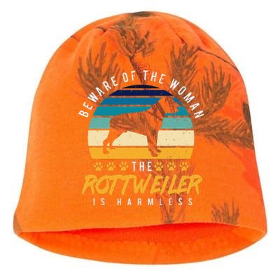 Rottweiler  Rotti Mom Gift Dog Dad Kati - Camo Knit Beanie