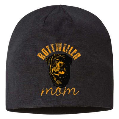 Rottweiler Rottie Mom Mom Vintage Sustainable Beanie