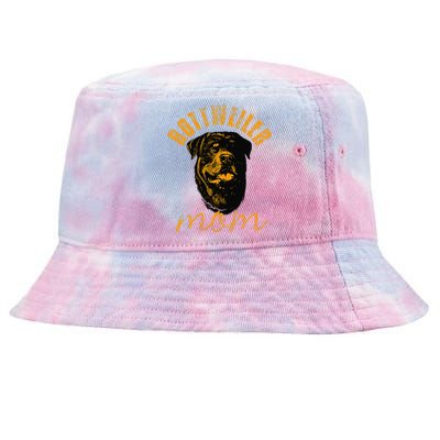 Rottweiler Rottie Mom Mom Vintage Tie-Dyed Bucket Hat