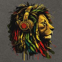 Rasta Reggae Music Headphones Jamaican Pride Lion Of Judah Cotton Canvas Backpack