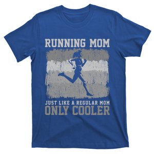 Retro Running Mom Funny Runner Marathon Athlete Humor Outfit Great Gift T-Shirt