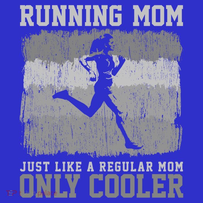 Retro Running Mom Funny Runner Marathon Athlete Humor Outfit Great Gift T-Shirt