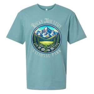 Retro Rocky Mountain National Park Hiking Camping Outdoor Sueded Cloud Jersey T-Shirt