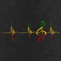 Rasta Reggae Music Note Rastafari Roots Heartbeat EKG Pulse Adult Drive Performance Visor