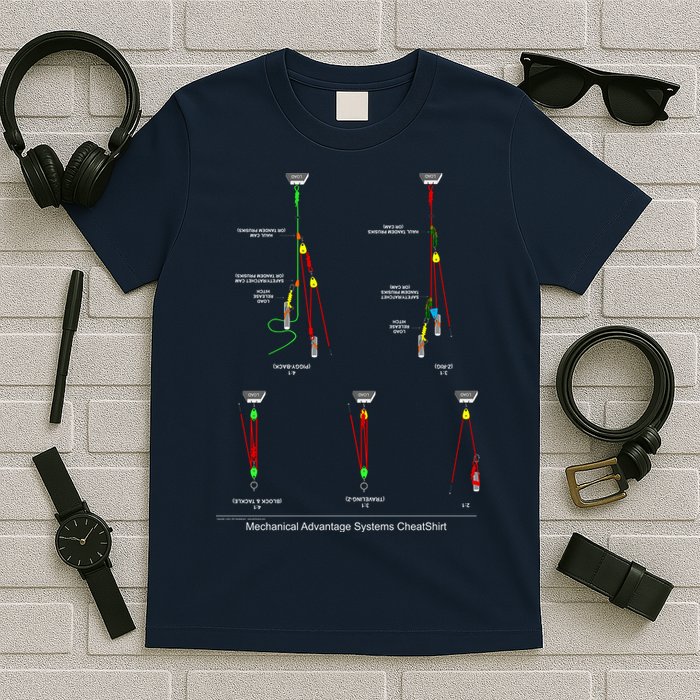 Rope Rescue Mechanical Advantage System Ultimate Training Shirt T-Shirt
