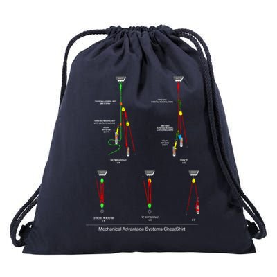 Rope Rescue Mechanical Advantage System Ultimate Training Shirt Drawstring Bag
