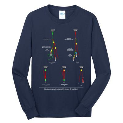 Rope Rescue Mechanical Advantage System Ultimate Training Shirt Tall Long Sleeve T-Shirt
