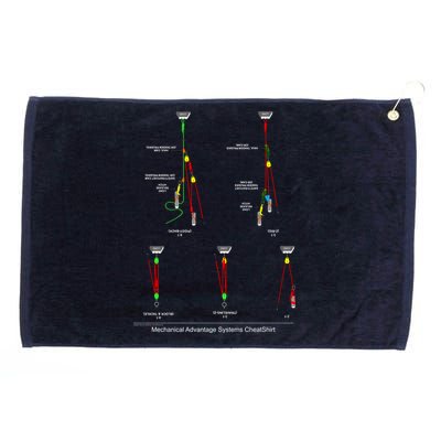 Rope Rescue Mechanical Advantage System Ultimate Training Shirt Grommeted Golf Towel