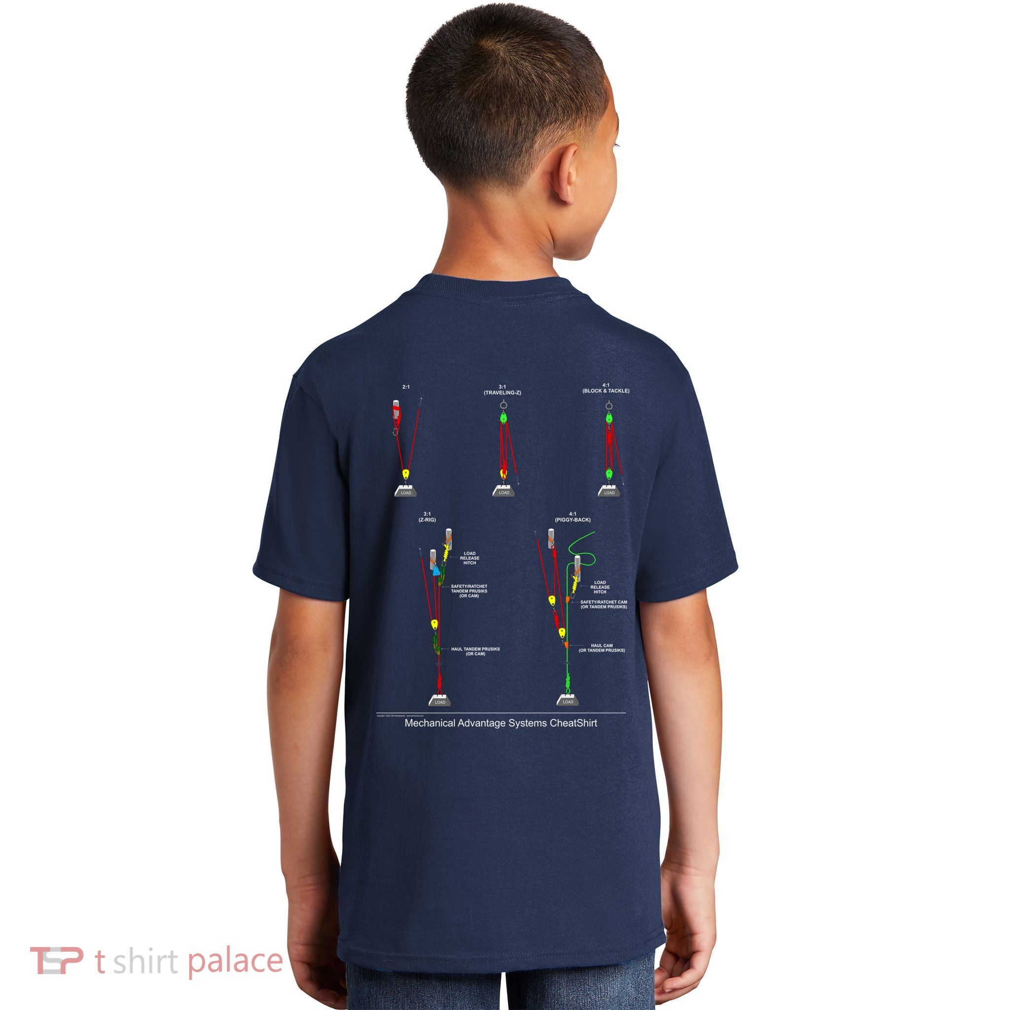 Rope Rescue Mechanical Advantage System Ultimate Training Shirt Kids T-Shirt