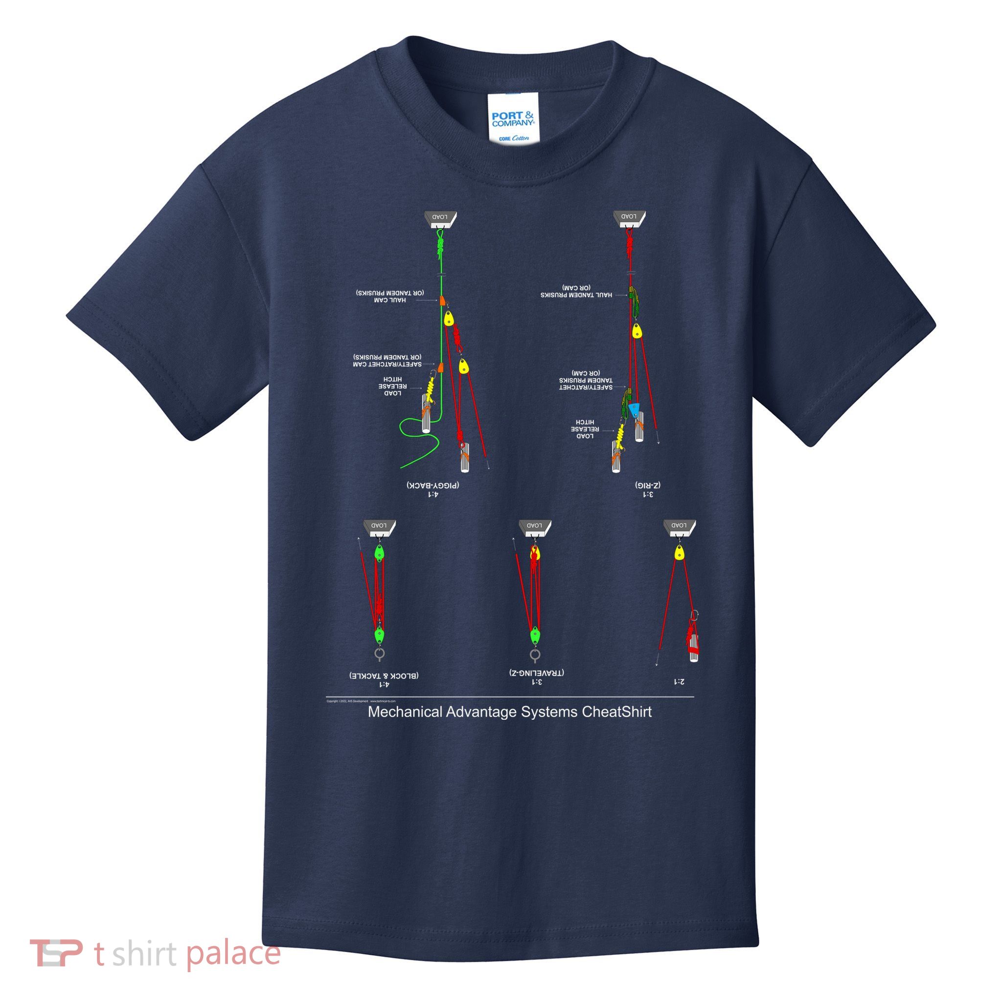 Rope Rescue Mechanical Advantage System Ultimate Training Shirt Kids T-Shirt