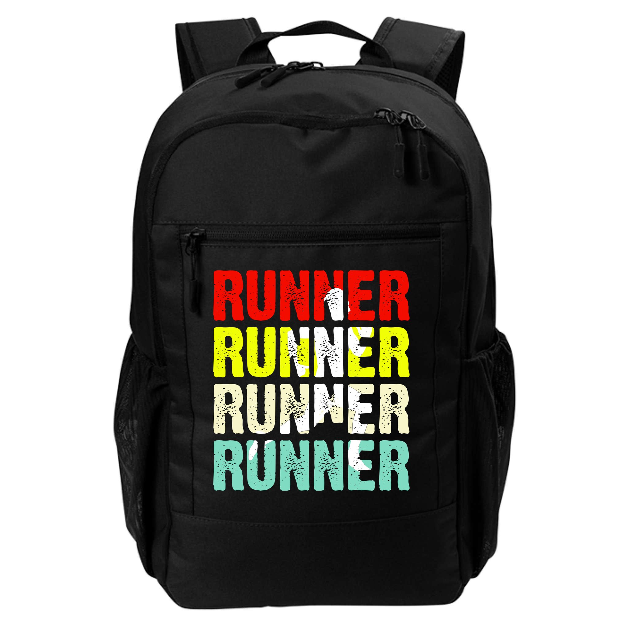 Runner Running Marathoner Retro Vintage Backpack