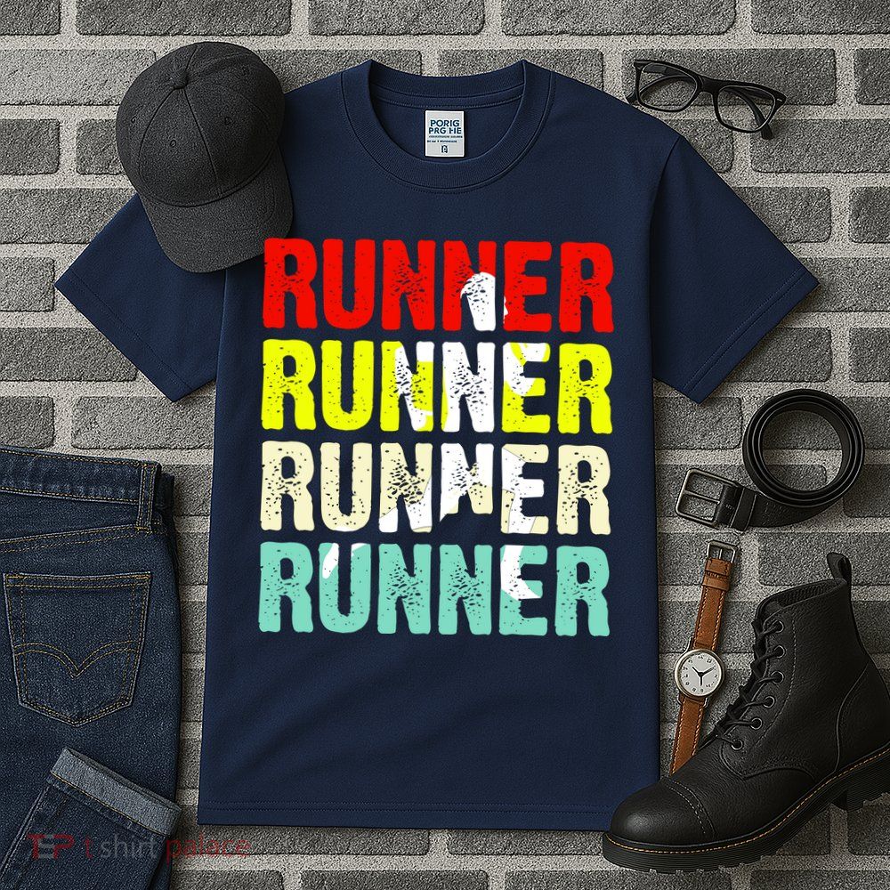 Runner Running Marathoner Retro Vintage Tall T-Shirt