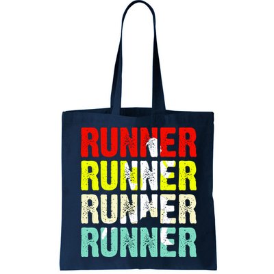 Runner Running Marathoner Retro Vintage Bag