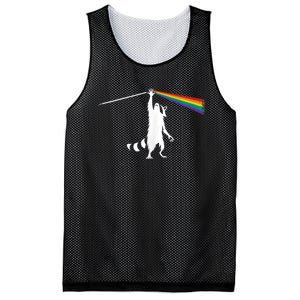 Raccoon Rock Music Concert Festival Funny Raccoon Mesh Reversible Basketball Jersey Tank