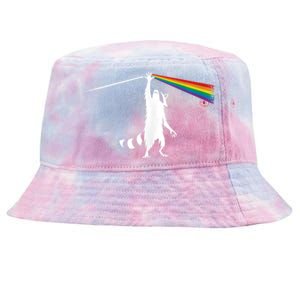 Raccoon Rock Music Concert Festival Funny Raccoon Tie-Dyed Bucket Hat