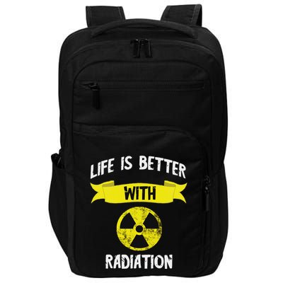 Radioactivity Radiology Nuclear Symbol X Rays Impact Tech Backpack