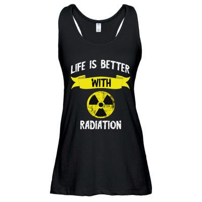 Radioactivity Radiology Nuclear Symbol X Rays Ladies Essential Flowy Tank