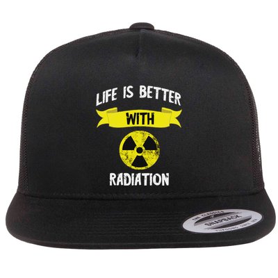 Radioactivity Radiology Nuclear Symbol X Rays Flatbill Hat
