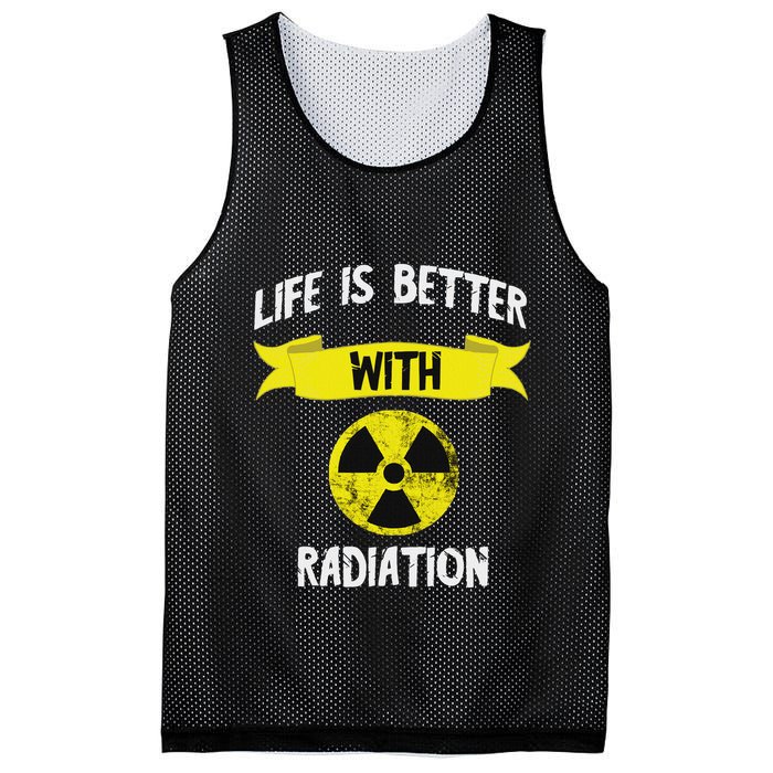 Radioactivity Radiology Nuclear Symbol X Rays Mesh Reversible Basketball Jersey Tank