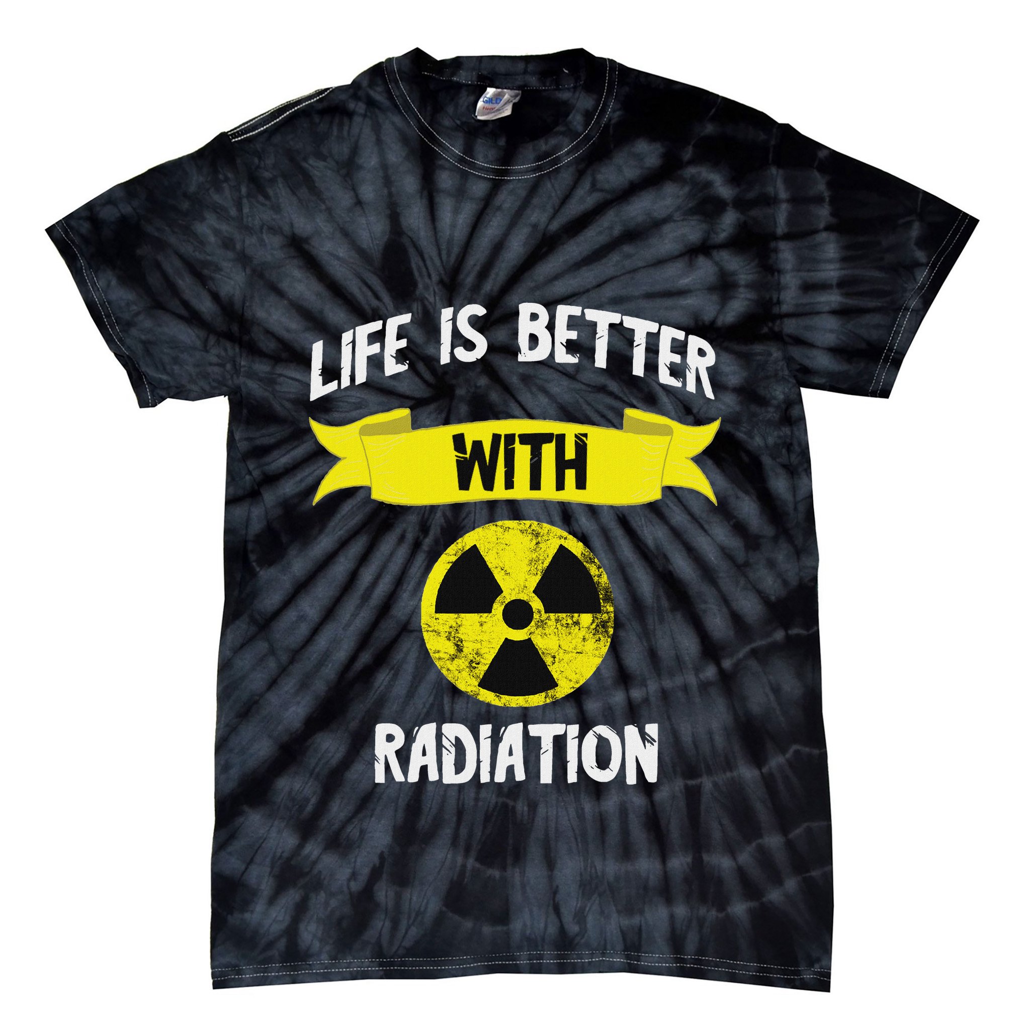 Radioactivity Radiology Nuclear Symbol X Rays Tie-Dye T-Shirt