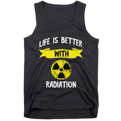 Radioactivity Radiology Nuclear Symbol X Rays Tank Top