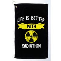 Radioactivity Radiology Nuclear Symbol X Rays Golf Towel