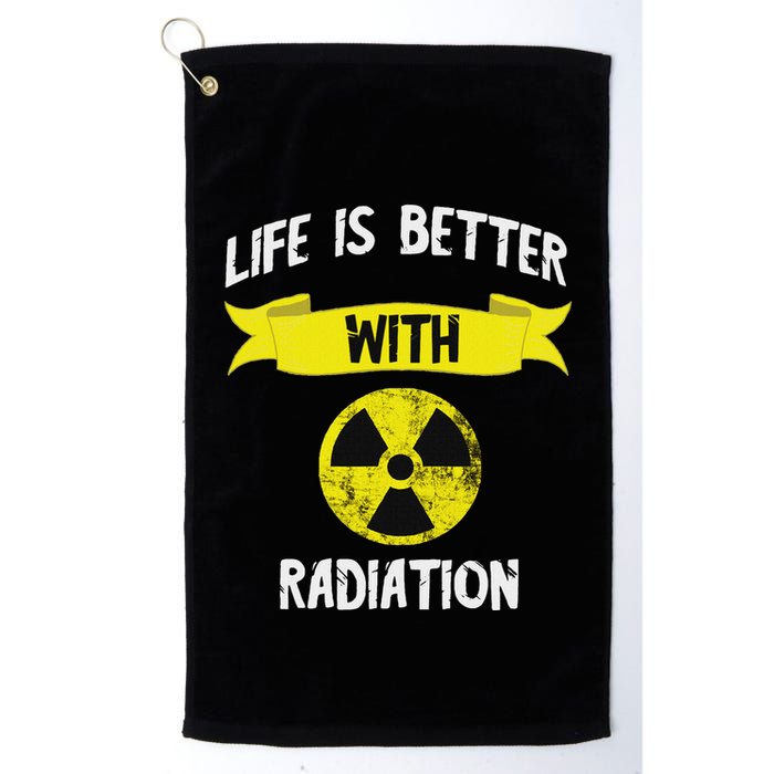 Radioactivity Radiology Nuclear Symbol X Rays Golf Towel