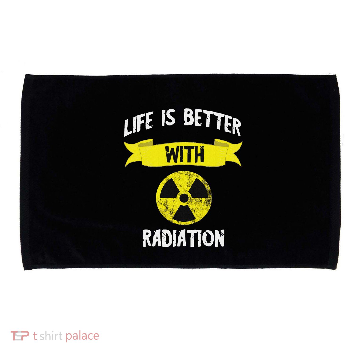 Radioactivity Radiology Nuclear Symbol X Rays Microfiber Hand Towel