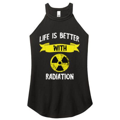 Radioactivity Radiology Nuclear Symbol X Rays Women's Perfect Tri Rocker Tank