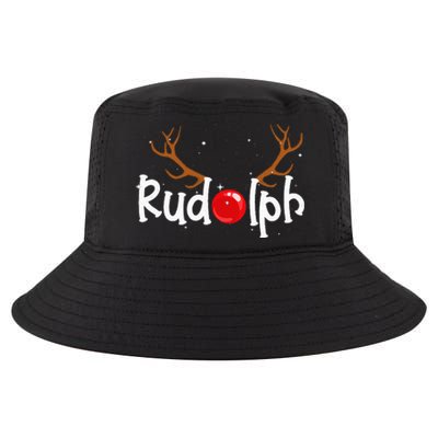 Rudolph Red Nose Reindeer Christmas Funny Cool Comfort Performance Bucket Hat