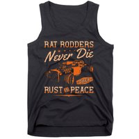 Rat Rodders Never Die Vintage Rat Rod Tank Top