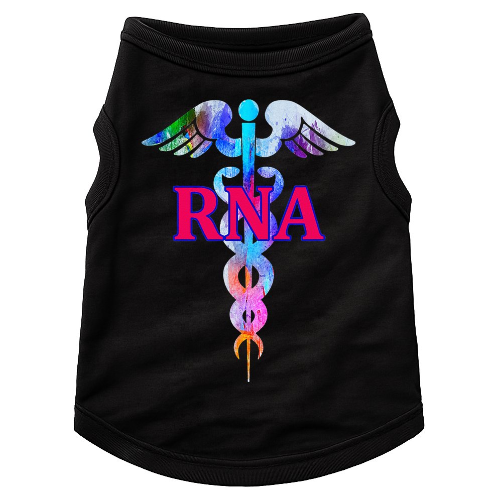 RNA Restorative Nurse Assistant Caduceus Nursing Aide Gift Doggie Tank