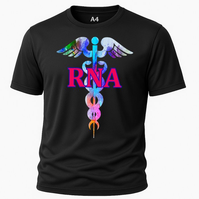 RNA Restorative Nurse Assistant Caduceus Nursing Aide Gift Cooling Performance Crew T-Shirt
