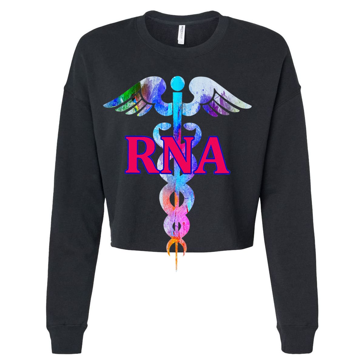 RNA Restorative Nurse Assistant Caduceus Nursing Aide Gift Cooling Performance Crew T-Shirt