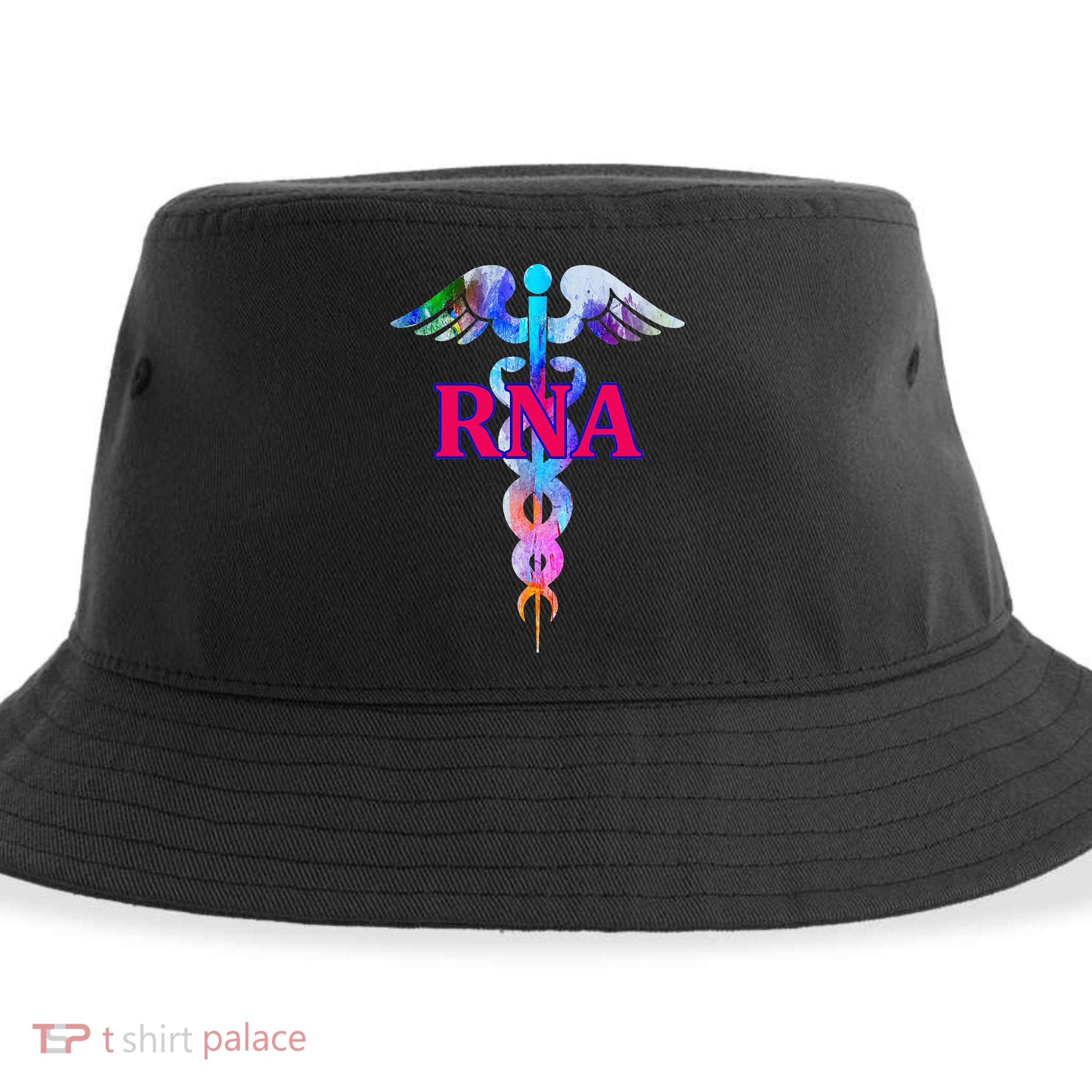 RNA Restorative Nurse Assistant Caduceus Nursing Aide Gift Sustainable Bucket Hat